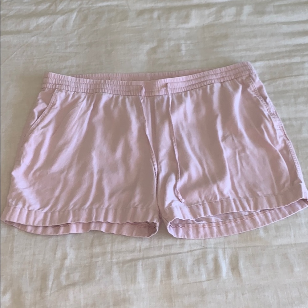 Old Navy Pink Linen Blend Pull On Shorts XXL